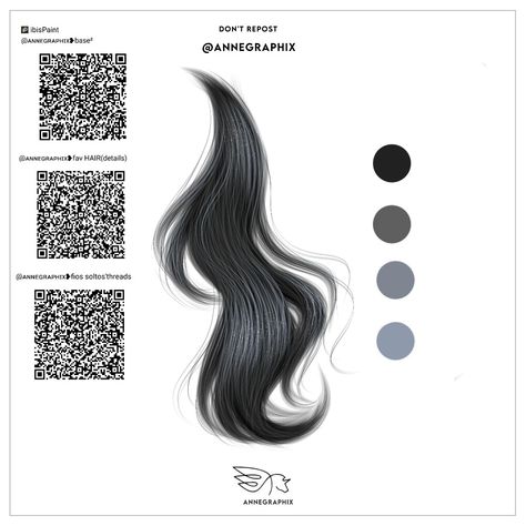 Hair color palette Ibispaint Recursos Paletas Black Hair Paleta de cabelo preto Ibispaintx edits Black Hair Color Palette, How To Shade Black Hair, Ibispaint X Color Palette, Hair Color Quotes, Hair Color Palette, Black Hair Color Ideas, Ibispaint Codes, Random Oc, Quotes Beauty