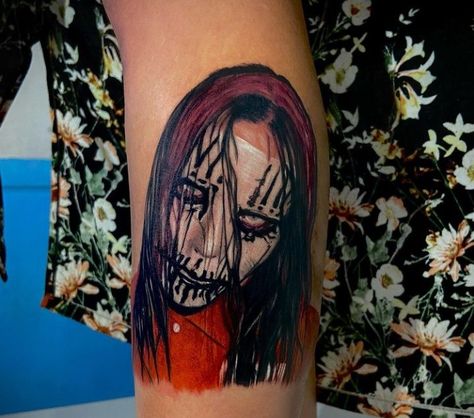 Joey Jordison Tattoo, Silly Tattoos, Slipknot Tattoo, Perky Goth, Acid Bath, Joey Jordison, Metal Boy, Wicked Tattoos, Theme Tattoo