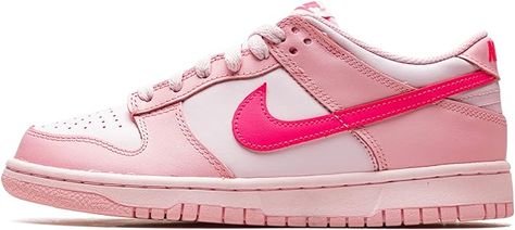 Pink Dunks Nike Dunk Low Triple Pink, Boys Basketball Shoes, Blue Chill, Yeezy 500, Nike Swoosh Logo, Boys Basketball, Adidas Spezial, Nike Brand, Nike Dunk High