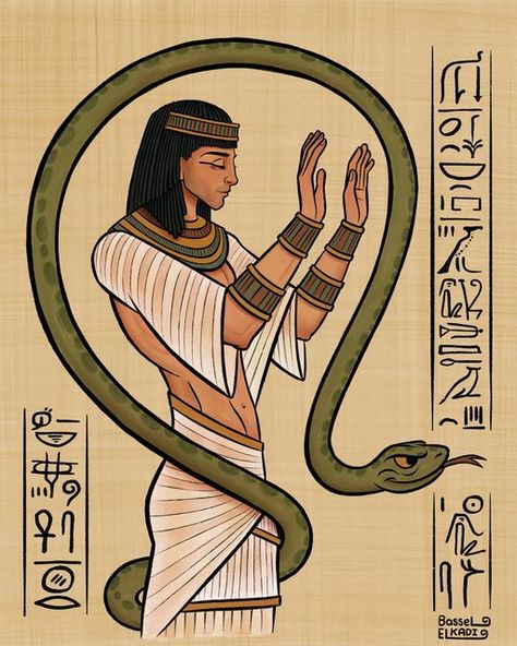 Egyptian Illustration, Ancient Egypt Books, Egyptian Goddess Art, Ancient Egypt Gods, New Illustration, Attack On Titan Aesthetic, Book Of The Dead, Ancient Egypt Art, Prehistoric Art