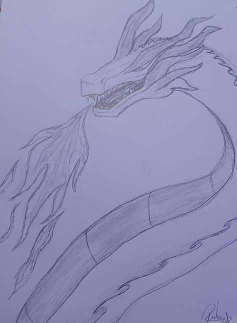 Fire breathing easy dragon drawing quick Dragon Breathing Fire Drawing, Fire Dragon Drawing, Cool Dragon Drawings, Baby Dragons Drawing, Fire And Ice Dragons, Easy Dragon Drawings, Dragon Drawings, Breathing Fire, Fire Drawing