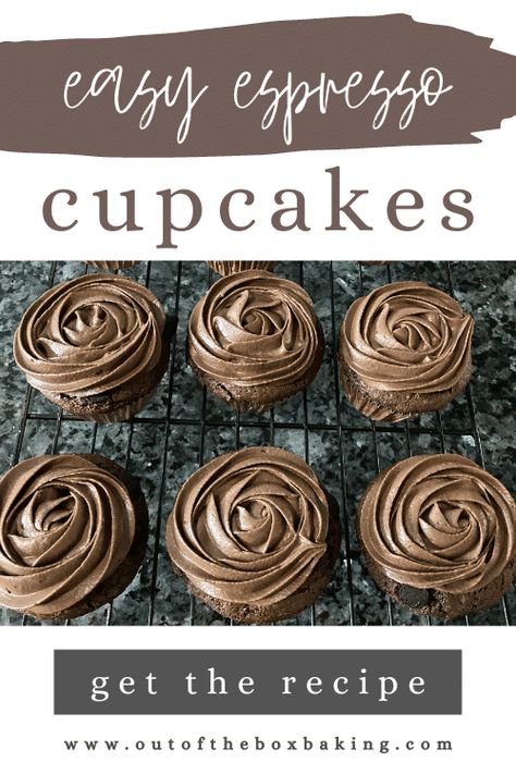 If you love a rich chocolate cupcake but you’re also a fan of coffee, this is the recipe for you! Enjoy these Simple Espresso Cupcakes! Vegetarian Chocolate Cake, Espresso Cupcakes, Vanilla And Chocolate Cupcakes, Cake Mix Doctor, Cake Mix Cupcakes, Doctor Cake, Best Chocolate Cupcakes, Chocolate Ganache Frosting, Chocolate Mayonnaise Cake