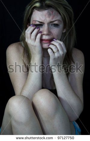 stock photo : STOP Violence With Women, Scared and beaten white woman sitting in pain and crying To Kill A Mockingbird, Face Reference, White Stock, Many Faces, Womens Rights, Enough Is Enough, Royalty Free Images, Free Images, Okay Gesture