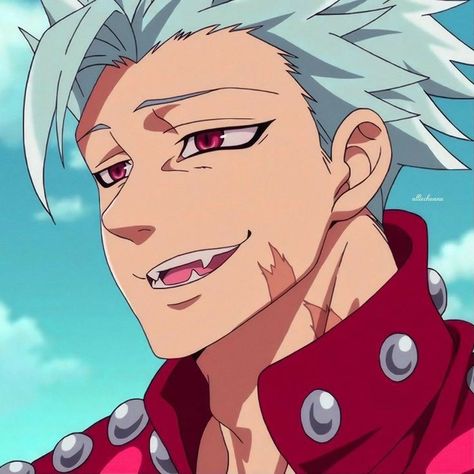 Ban Pfp, The Seven Deadly Sins, Seven Deadly Sins Anime, Seven Deadly Sins, Anime Character Drawing, The Seven, Character Drawing, Anime Character, Red