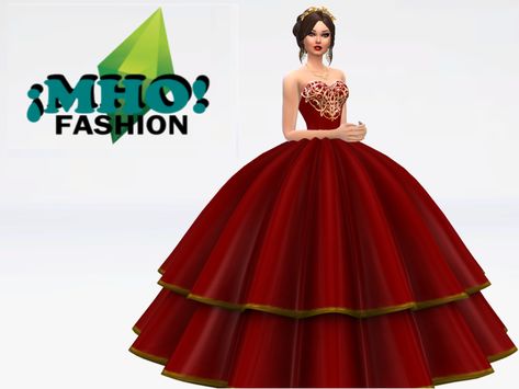 Royal Ball Gown, Aesthetic Vintage Outfits, Mods Sims 4, Sims 4 Cheats, Royal Clothes, Sims Packs, Queen Dresses, Sims 4 Gameplay, Sims 4 Teen