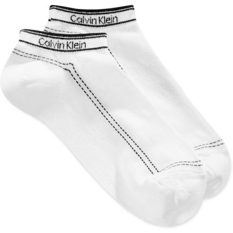 Calvin Klein Women's Logo Ankle Socks 2 Pack (£11) ❤ liked on Polyvore featuring intimates, hosiery, socks, accessories, shoes, white, low cut ankle socks, white socks, logo socks and calvin klein Calvin Klein Socks, White Ankle Socks, White Converse Outfits, Cute Sweatpants Outfit, Tennis Socks, Diy Socks, Low Cut Socks, Stylish Socks, Socks Shoes