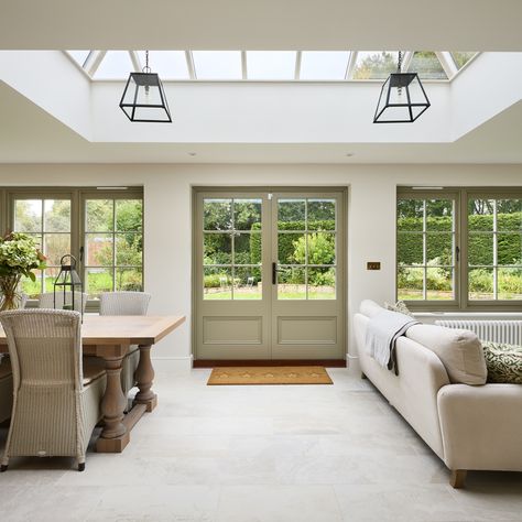 Orangery Extension, Timber Roof, Room Extensions, Roof Lantern, Open Plan Kitchen Living Room, House Extension Design, Kitchen Extension, Transformation Tuesday, House Extensions