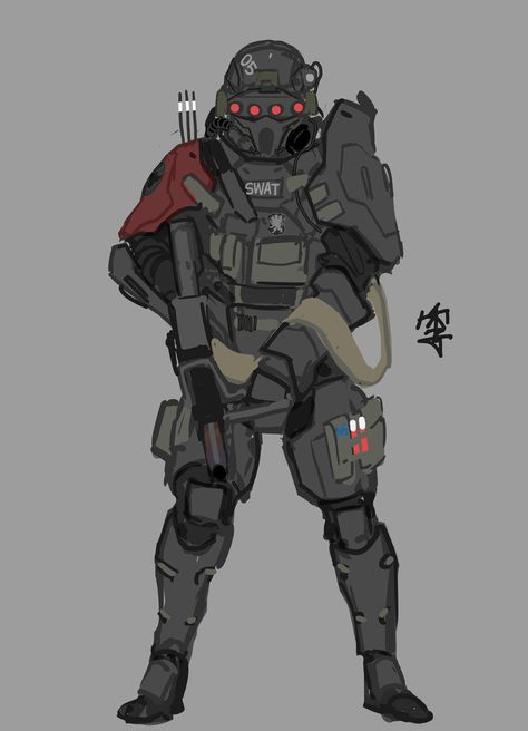 Futuristic Suit, Armor Drawing, Futuristic Armor, Futuristic Armour, Sci-fi Armor, Combat Armor, Arte Robot, Super Soldier, Titanfall