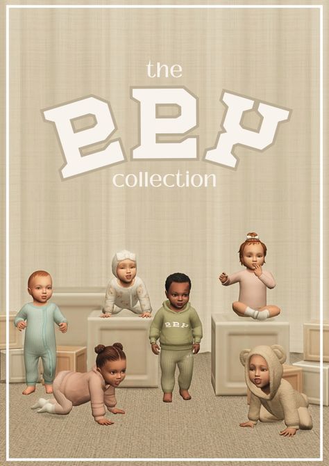 the bby collection ♡ Toddler Cc Sims 4, Four One Direction, Sims 4 Toddler Clothes, Sims Baby, Sims 4 Cc Kids Clothing, Pelo Sims, Sims 4 Children, Sims 4 Mm Cc, Sims 4 Expansions