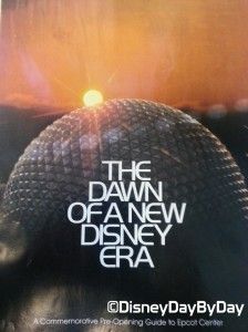 DisneyDayByDay - Fastpass to History: The Dawn of a New Disney Era Epcot Souvenirs, Vintage Epcot, Florida Project, Disneyland Holidays, Disney Eras, Epcot Center, Retro Disney, Disney Memories, Disney World Florida