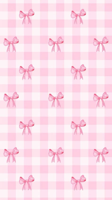 Hot Pink Background Aesthetic, Pink Gingham Wallpaper, Cute Backgrounds Aesthetic, Pink Ribbon Wallpaper, Aesthetic Ribbon, Ribbon Wallpaper, Bow Wallpaper Iphone, Checker Wallpaper, Pink Wallpaper Ipad