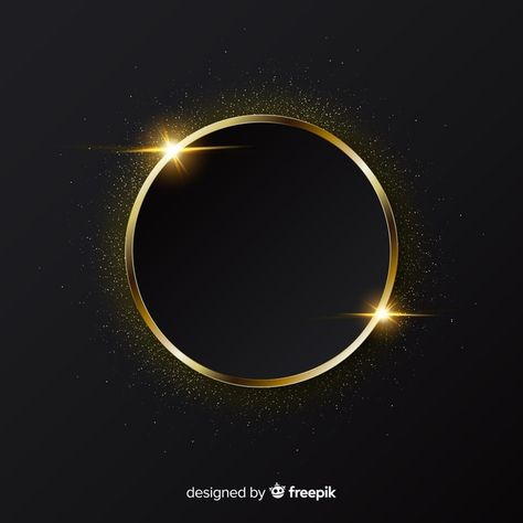 Gold Logo Design, Gold Glitter Background, Buku Harry Potter, Photo Logo Design, Black Background Wallpaper, Circle Frame, Profile Pictures Instagram, Logo Design Art, मोबाइल वॉलपेपर