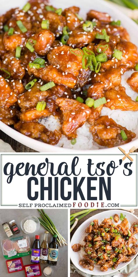 Low Carb Recipes Dinner, High Protein Low Carb Recipes Dinner, General Tso's Chicken Recipe, Chicken Boneless Breast Recipes, Sticky Sauce, General Tso's Chicken, Tso Chicken, General Tso Chicken, General Tso