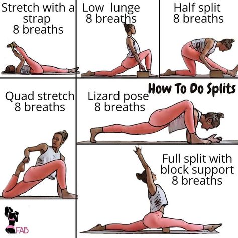 Simple Flexibility Stretches, Exercises To Do Splits, Yoga For Leg Flexibility, Yoga To Get Flexible, Stretching Exercises For Splits, Stretches To Do The Splits In One Day, How Do Do The Splits, Split Flexibility Stretches, Splits Flexibility Stretches