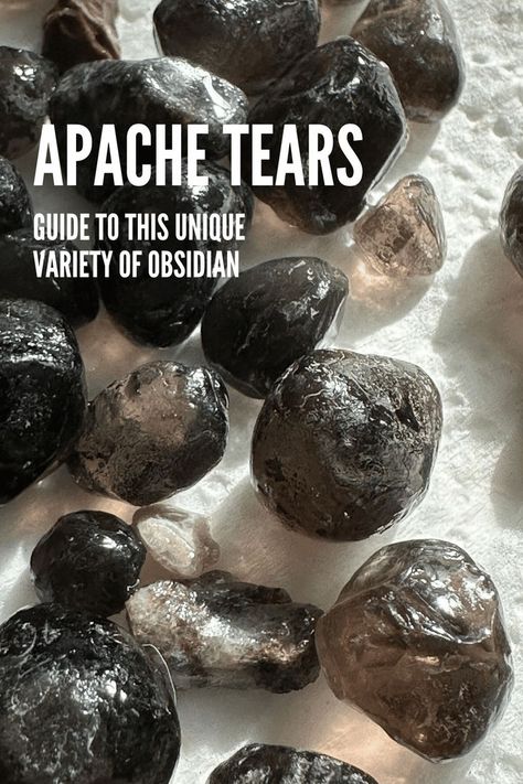 apache tears, obsidian, stones Obsidian Aesthetic, Apache Tears Stones, Apache Tears, Rock Hunting, Like A Rock, Rock Minerals, Crystal Formations, Black Stones, American Southwest