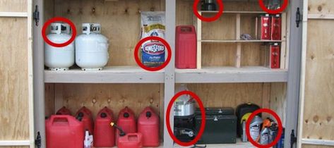 Fuel Storage Ideas, Off Grid Survival, Survival Stuff, Pressure Treated Wood, Wood Rack, Can Storage, Gas Cans, Cool Store, Survival Prepping