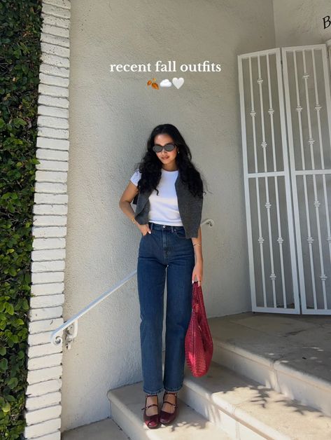 Minimal Fall Outfit, Mary Janes Outfit, Hm Outfits, Style Parisienne, Her Outfits, Golden Globes Red Carpet, Casual Day Outfits, Cozy Autumn, Autumn Vibes