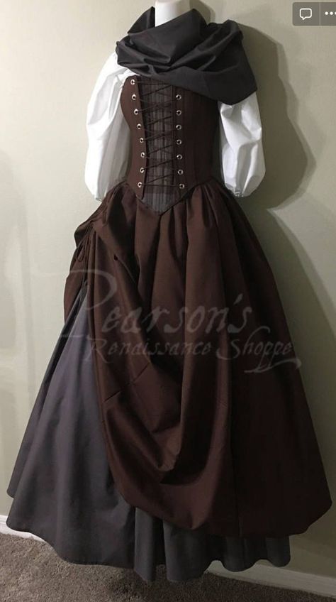 Fraser Clan, Fair Outfits, Fest Outfits, Old Fashion Dresses, Medieval Clothing, Medieval Dress, Fantasy Dress, Historical Dresses, Fantasy Clothing