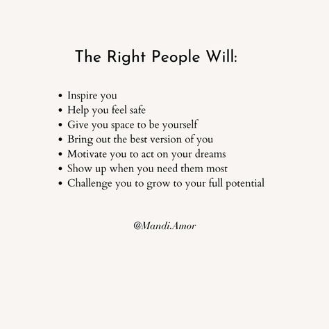 The people you surround yourself with can either lift you higher or hold you back. The right people will challenge and inspire you, helping you grow into the best version of yourself. They will make you feel safe, give you the space to be authentic, and motivate you to act on your dreams. 💫 Life’s too short to spend time with those who don’t support your growth or vision. Choose to align yourself with people who show up for you when you need them most, and who push you to reach your full pot... Self Appreciation, Show Up, Successful People, Healing Journey, Motivate Yourself, Make You Feel, Acting, Dreaming Of You, Healing