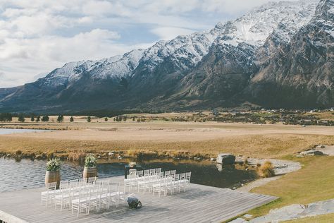 5-of-our-favourite-destination-wedding-locations-to-consider New Zealand Wedding Venues, Open Air Wedding, Queenstown Wedding, Creative Wedding Favors, Yosemite Wedding, Cheap Wedding Venues, Wedding Spot, Wedding Guest List, Rustic Wedding Venues