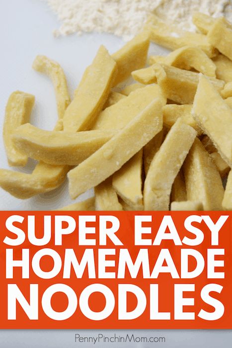 Homemade Noodles Recipe, Easy Homemade Noodles, Noodle Recipes Homemade, Egg Noodle Recipes, Chicken Noodle Soup Crock Pot, Homemade Egg Noodles, Chicken Noodle Soup Easy, Noodle Recipes Easy, Noodle Recipe