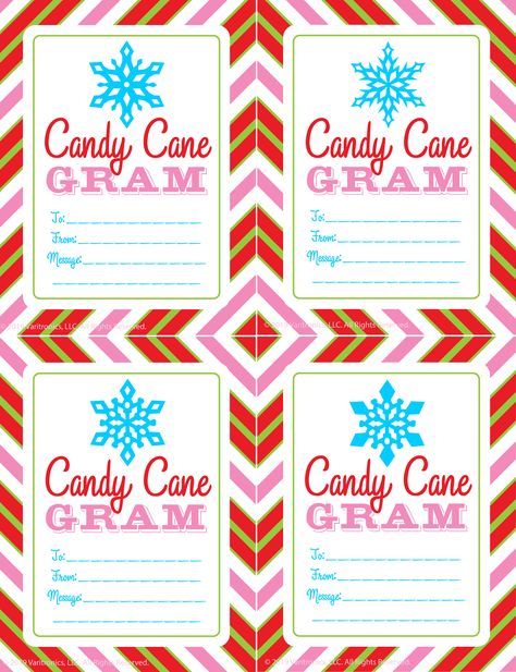 Winter Candy Grams, Christmas Grams Ideas, Christmas Candy Gram Ideas, Christmas Candy Grams Free Printable, Candygram Ideas Fundraiser, Holiday Grams For School, Candy Cane Grams Printable Free, Christmas Candy Grams Fundraiser, Candy Cane Grams Fundraiser