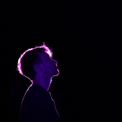 Backlighting Reference, Backlit Portrait, Silhouette Lighting, Mens Portraits, Backlit Photography, Purple Portrait, Mens Photography, Backlight Photography, Uv Photography