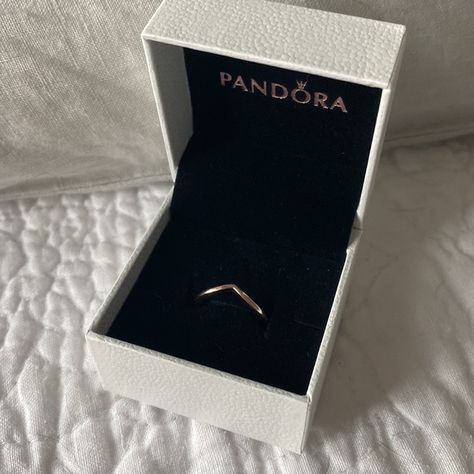 Pandora Rose Gold Wishbone ring Pandora Rose Gold, Wishbone Ring, Pandora Rose, Pandora Rings, Stackable Ring, Pandora Jewelry, Stackable Rings, Ring Shopping, Ring Size