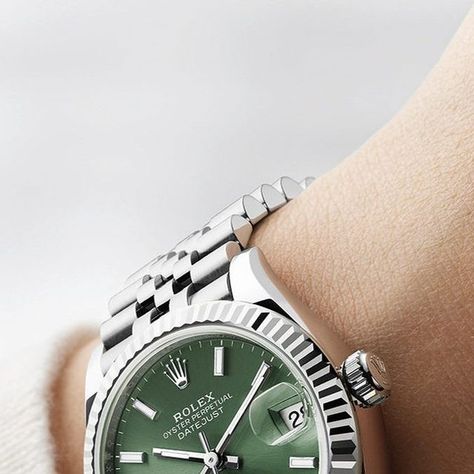 Fine Watches, Classic Watches, On The Ground, Rolex Datejust, Ground Floor, Harrods, Mint Green, Rolex, Mint