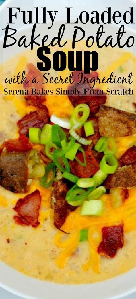 Fully Loaded Baked Potato, Loaded Baked Potato Soup Recipe, Leftover Baked Potatoes, Crispy Potato Skins, Baked Potato Soup Recipe, Best Baked Potato, Chicken Snacks, Loaded Potato Soup, Loaded Baked Potato