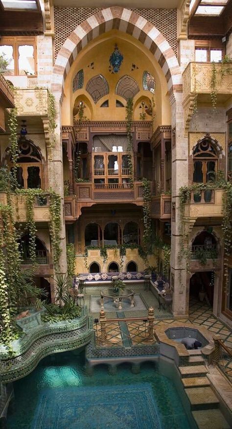 Lots Of Plants, Core Fashion, Indoor Swimming Pool, House Cottage, Fairytale Cottage, Flatiron Building, Minecraft House, Indoor Swimming, Jeddah