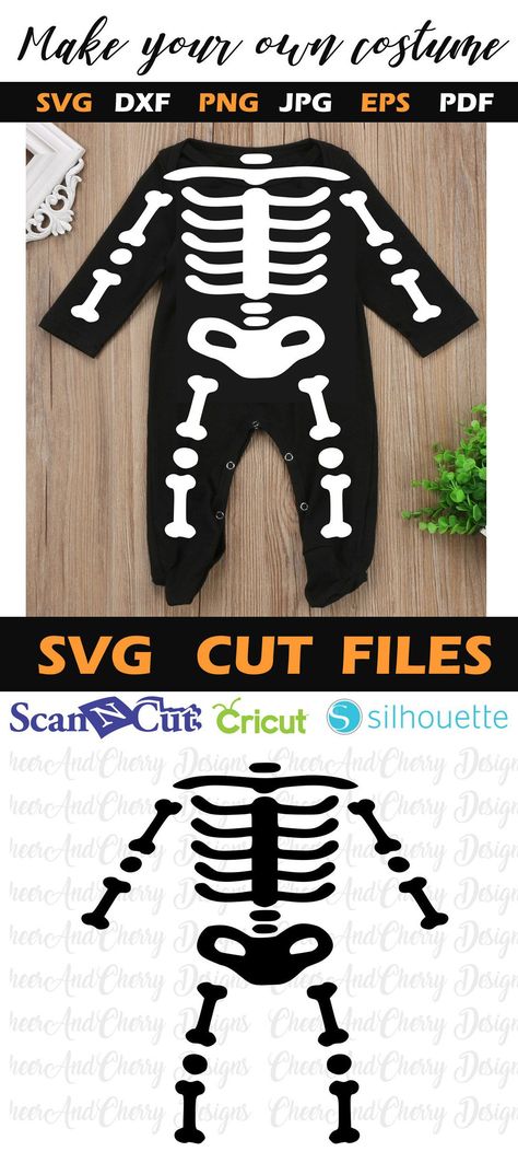 Excited to share the latest addition to my #etsy shop: Skeleton svg files for #Cricut #Vinyl #Silhouette #Halloweensvg sceleton #SVG for #DIYHalloweencostume boy Svg Skeletone bones Svg #Dxf #Ironon file #halloween #skeletoncostumesvg #skeletoncostume #skeletonsvg #costumesvg Printable Iron On Vinyl, Skeleton Costume Diy, Halloween Costume Boy, Skeleton Family, Skeleton Body, Svg Skeleton, Bone Crafts, Skeleton Costume, Cricut Halloween