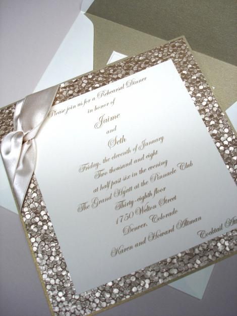 Sparkle isn’t just for New Years or the holidays. By adding it in SUBTLE ways, it can create a beautiful Fall wedding atmosphere! Here are some ways to do so…. Table linens- By just incorporating the... Glitter Wedding Invitations, Glitter Wedding, Wedding Wishes, Elegant Wedding Invitations, Wedding Stationary, Here Comes The Bride, Wedding Card, Marry Me, Quinceanera