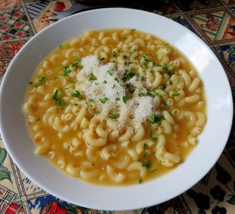 Pasta with Chicken Broth, Butter & Cheese Pasta With Chicken Broth, Chicken Broth Pasta, Chicken Broth Recipes, Pasta With Chicken, Fresh Bread Crumbs, Simple Pasta, The English Kitchen, English Kitchen, Roasted Chicken Breast