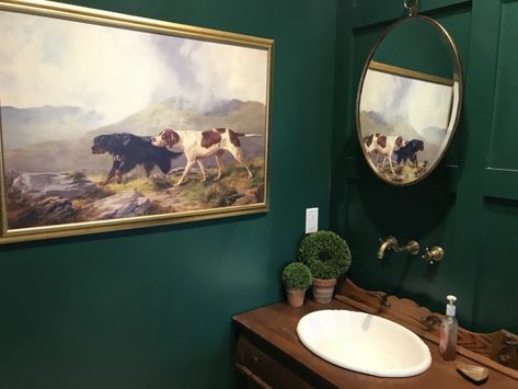 Sherwin Williams Hunt Club, Paint Colors For Small Bathrooms, Sherwin Williams Paint Colors Green, Praise Hands, Sherwin Williams Green, Monochromatic Room, Small Bathroom Colors, Dining Room Paint Colors, Dining Room Paint