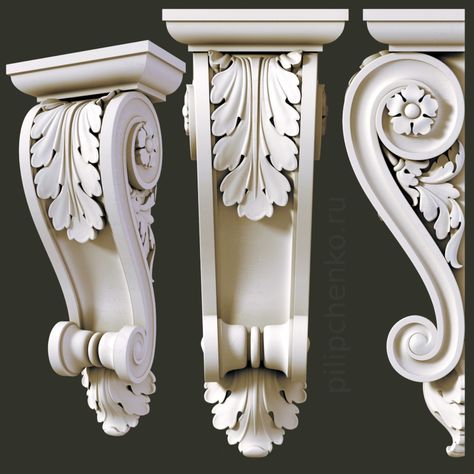 Diy Resin Wall Art, Column Decoration, Decorative Pillars, Cornice Design, Front Door Design Wood, Porch Remodel, Mandir Design, Pillar Design, Art Tutorials Watercolor