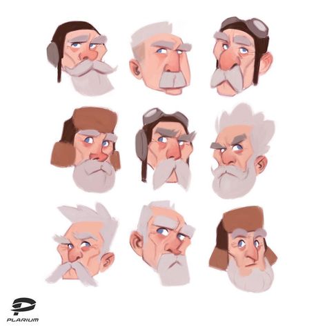 Patri Balanovsky on Instagram: “Character design sketches of old old man Gustav I did for the "Lost Island: Blast advendure" game at © Plarium.  More stuff from this…” Oldman Character Design, Character Design Disney, Lost Island, 동화 삽화, Cartoon Disney, Man Illustration, Character Design Sketches, 캐릭터 드로잉, Design Animation