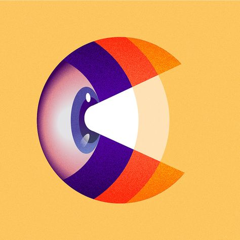 Eye Illustration Projects | Photos, videos, logos, illustrations and branding on Behance Eye Ball Illustration, Eyes Poster Design, Eye Illustration Design Graphics, Eye Graphic Design, Vector Eye Illustration, Eye Graphic Design Illustration, Eyes Graphic, Line Sculpture, Eye Poster