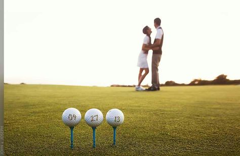 Golf Engagement Photos, Golf Course Wedding Photos, Golf Wedding, Golf Course Wedding, Engagement Photos Fall, Engagement Poses, Wedding Engagement Photos, Engagement Photo Inspiration, Country Club Wedding