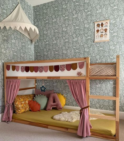 Kura Cama Ikea, Bed Hacks, Kura Bed Hack, Cama Ikea, Ikea Kura Bed, Kura Bed, Ikea Kura, Kids Bedroom Inspiration, Ikea Bed