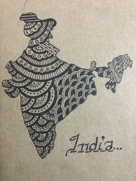 doodle art #art #india #doodling #henadesigns #mehandidoodle #blackinkart Indian Doodle Art, India Mandala Art, Mandala Arts, Black Ink Art, Doddle Art, Easy Mandala Drawing, Sketchbook Project, Boho Art Drawings, Doodle Art Journals