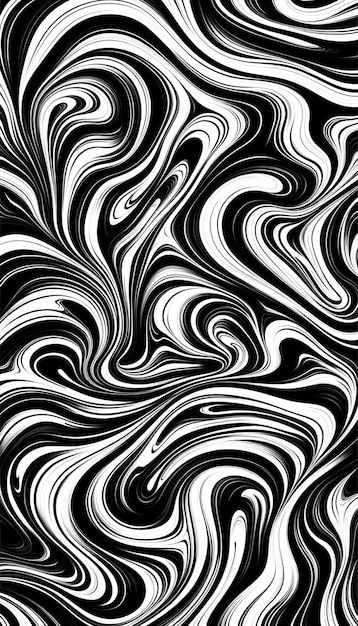 Photo abstract black and white swirls op... | Premium Photo #Freepik #photo #dynamic #graphics #monochrome #3d-wave Monochrome Design Graphic, Black And White Texture Background, Abstract Black And White Wallpaper, Repetition Design, Fluid Tattoo, Graphic Design Black And White, Black And White Illusion, White And Black Wallpaper, Swirly Tattoo