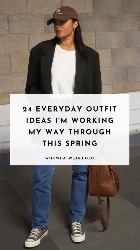 We've rounded up some of the coolest outfits you can wear everyday this spring Early Spring Outfits Casual, Lunch Date Outfit Spring, Spring Cold Weather Outfit, Cool Spring Day Outfit, Late Winter Early Spring Outfits, Speing Outfits, Cold Spring Day Outfit, April Outfit Ideas, Cold Spring Outfits