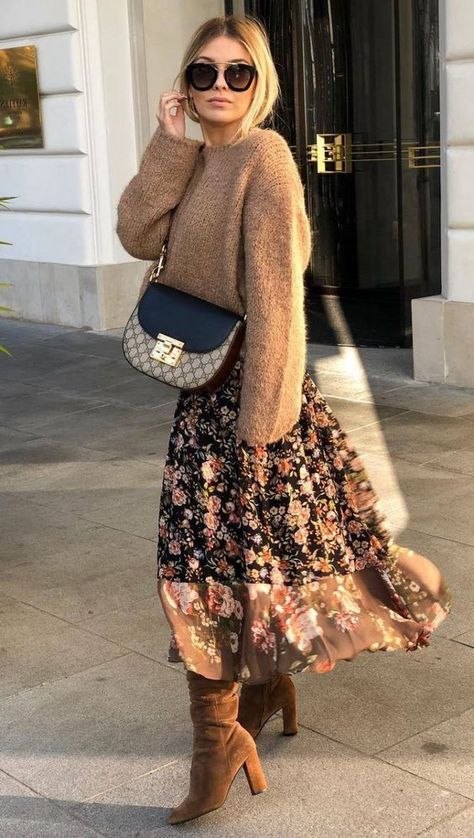 Casual Christmas Party Outfit, Look Boho Chic, Casual Party Outfit, Chique Outfits, Boho Style Outfits, Mode Boho, Mode Casual, Trendy Fall Outfits, Looks Street Style