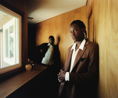 Black Brothers Photoshoot, Black Cinematic Photography, Brent Faiyaz Brother, Two Brothers Photography, Film Brothers, Black Editorial, Brothers Photo, The French Dispatch Cinematography, Aldis Hodge