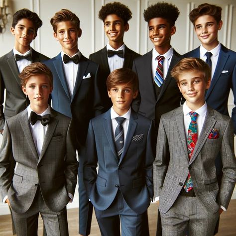 How to Choose the Right Boys' Suit for Different Occasions Teen Suits Boys, Boys Suit Outfit Ideas, Suit Outfit Ideas, Flower Girl Dress Shoes, Wing Collar Shirt, Wedding Waistcoats, Blazer Pattern, Tweed Waistcoat, Summer Blazer