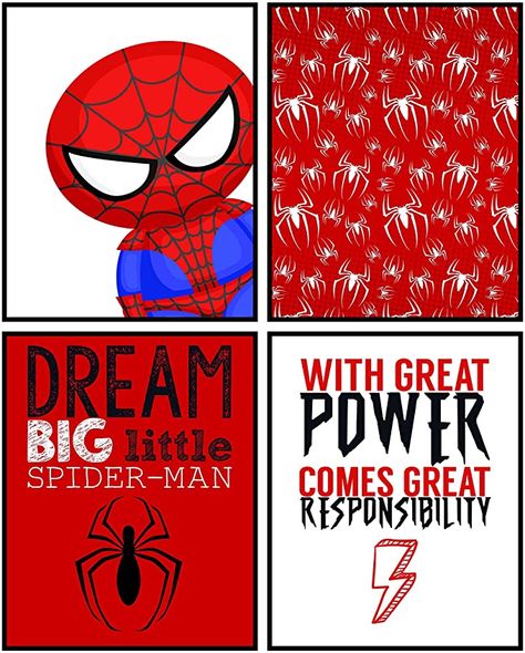 Spiderman Wall Art, Doll House For Boys, Spiderman Bedroom, Spiderman Room, Spider Wall, Toddler Boy Room Decor, Superhero Bedroom, Spiderman Theme, Wall Art Decor Prints