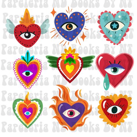 Heart Evil Eye, Evil Eye Protection, T Shirt Png, Cup Wrap, Shirt Png, High Resolution Picture, Party Prints, 1 Image, Digital Form