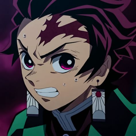 Tanjiro Face, Demon Slayer Movie, Tanjiro Icon, Animes List, Akagami No Shirayuki, Mugen Train, Demon Slayer Tanjiro, Demon Slayer Icons, Anime Boy Hair