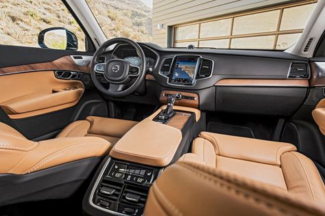 2016 Volvo XC90 T6 AWD Inscription interior view 02 #RePin by AT Social Media Marketing - Pinterest Marketing Specialists ATSocialMedia.co.uk Volvo Interior, Volvo Cx90, Srt8 Jeep, Volvo Suv, Volvo Xc, Best Suv, Fast Sports Cars, Volvo V60, Nissan Armada